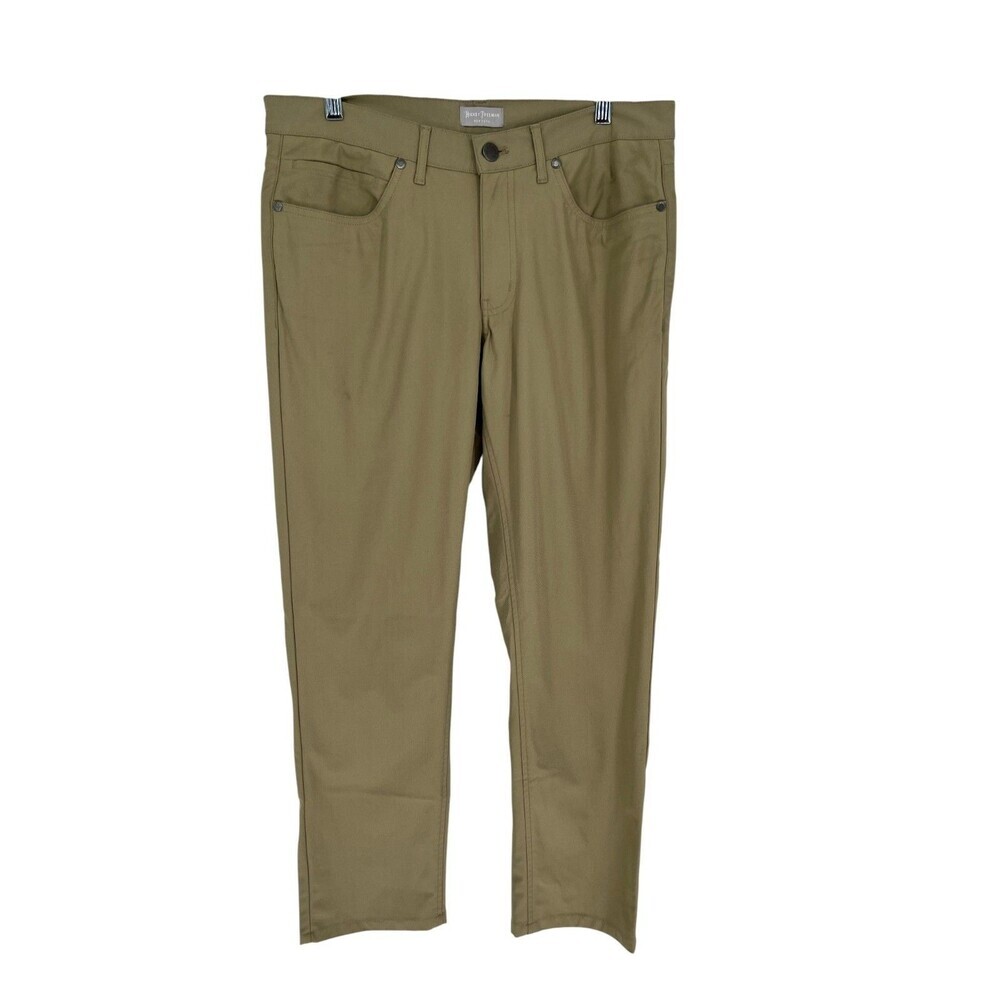 Hickey Freeman Pants Men's Size 32 x 32 Tan Straight Leg